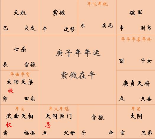 “2020年运分析—紫微独坐