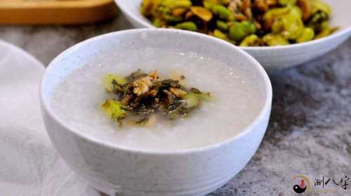 梦见吃粥和萝卜咸菜