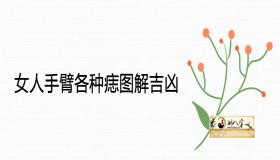 女人手臂各种各样痣图解凶吉含意