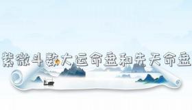 “紫微斗数大运命盘和先天命盘