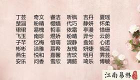 “代表女孩名字的字