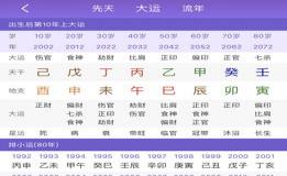 “八字大运是什么意思