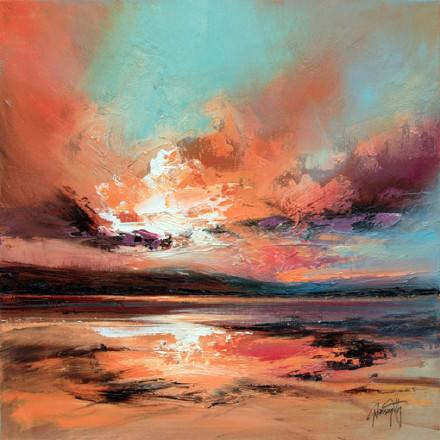 梦见七彩的天空和山水