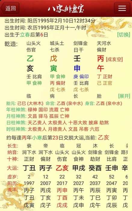 “八字日元甲木与己合-甲木遇庚子流