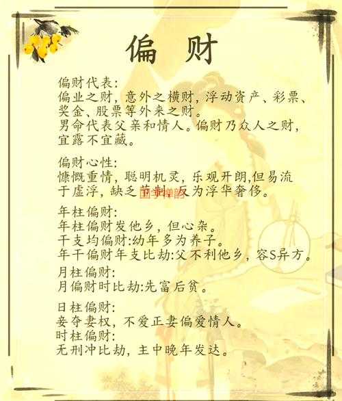 “劫财与偏财：八字中的独特碰撞