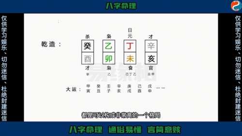 “八字极弱的正财格，官星现——命盘里