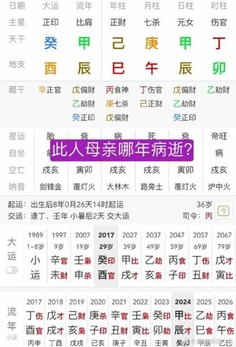 “八字里藏着晚景的密码