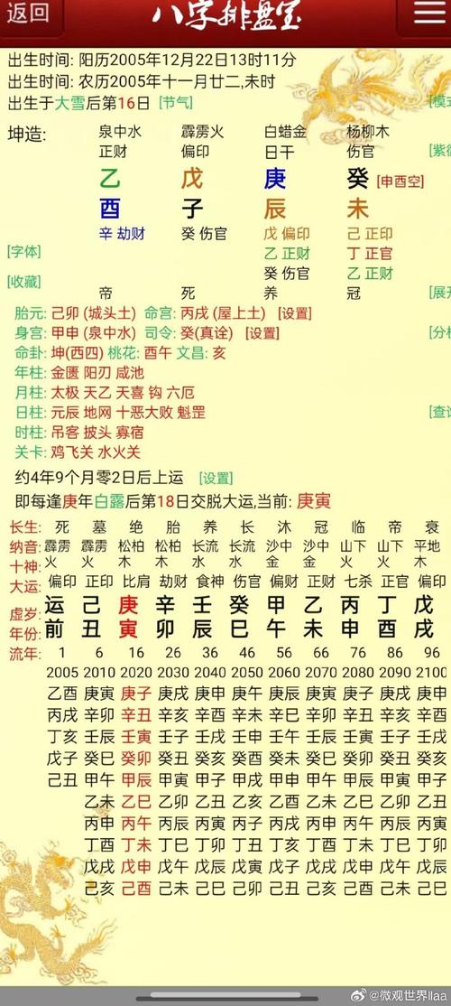 77年十月十二戌时：命运的多面镜像