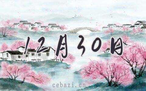 2025年12月30日出生的人