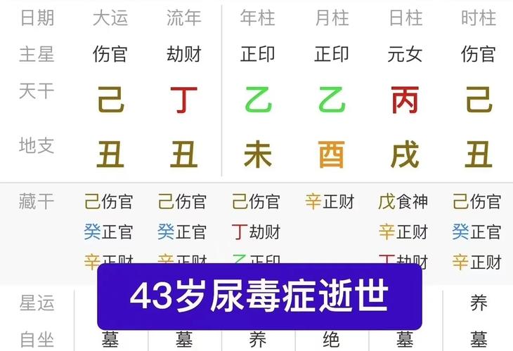 “八字里丑是什么