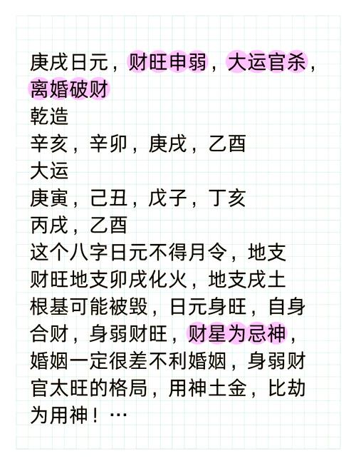 戊戌年庚申月的好八字