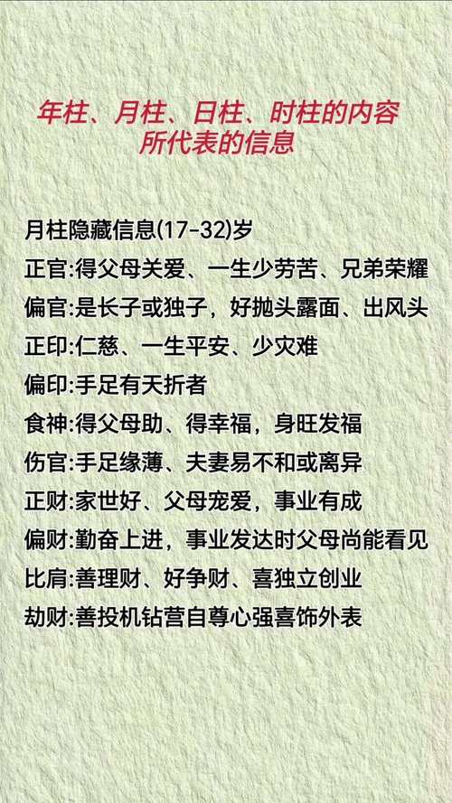 “八字贵人运在月柱