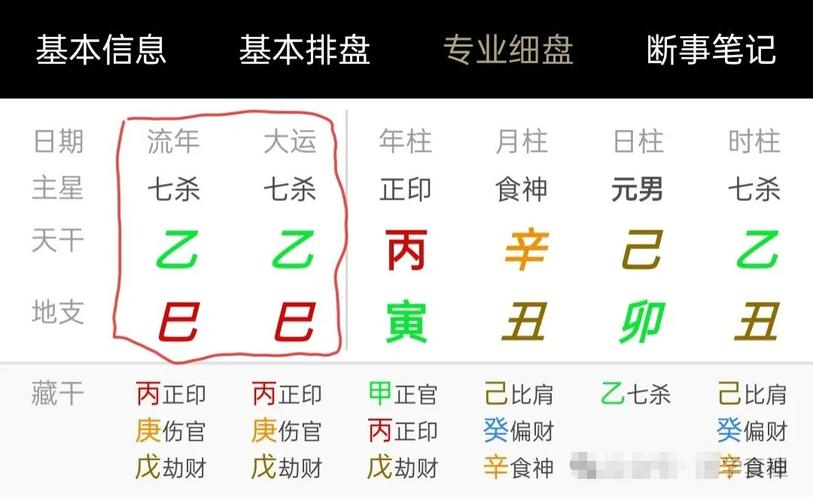 “八字流年伏吟的意思