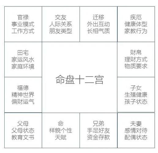 八字胎元命宫什么意思